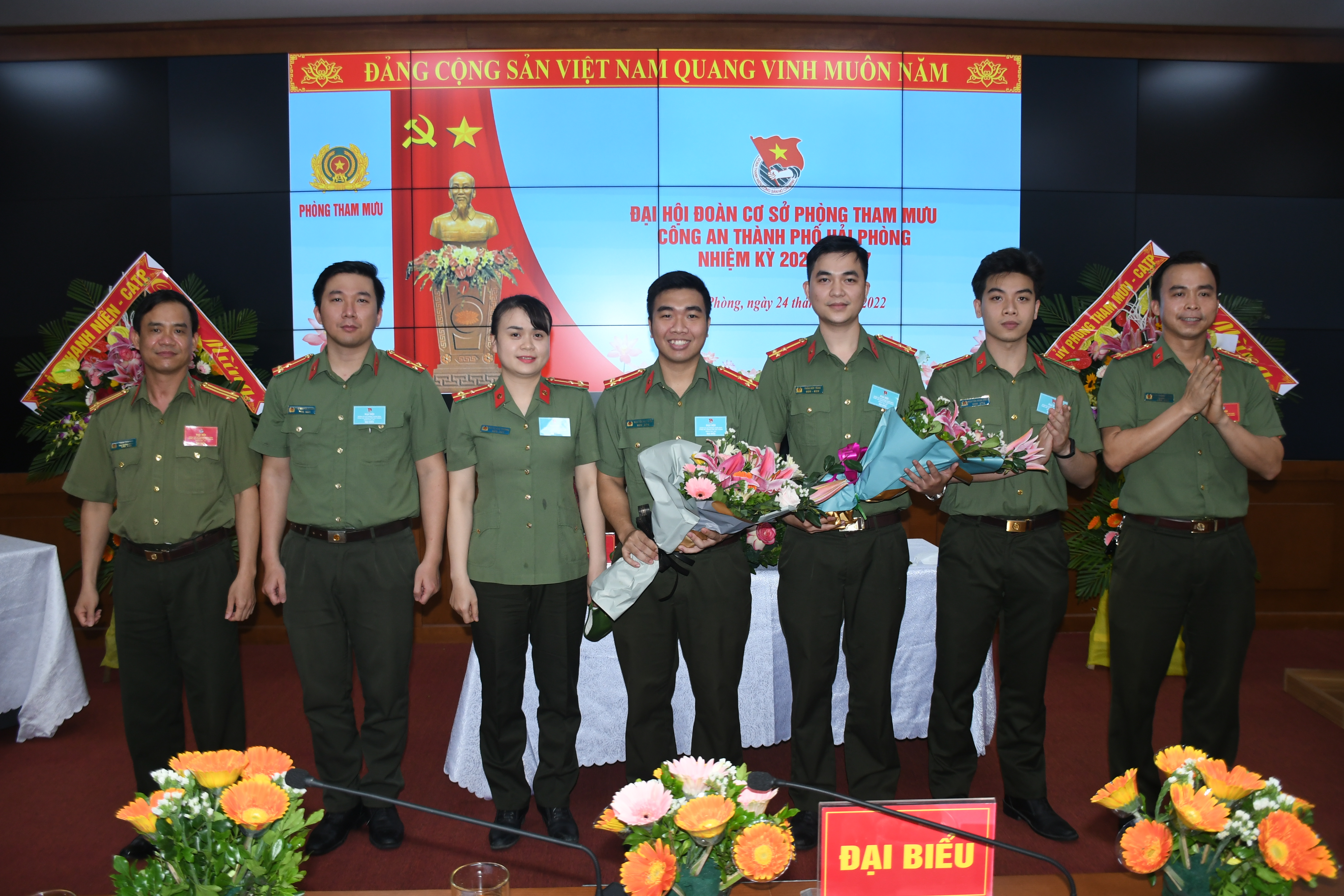 Đoàn cơ sở Phòng Tham mưu – CATP tổ chức thành công Đại hội nhiệm kỳ 2022-2027